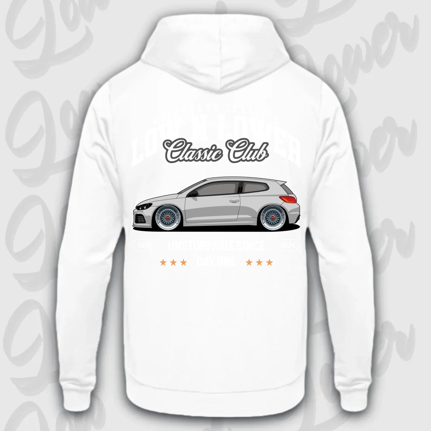 Mockup Stand hoodie teeinblue - Shirt stand 2