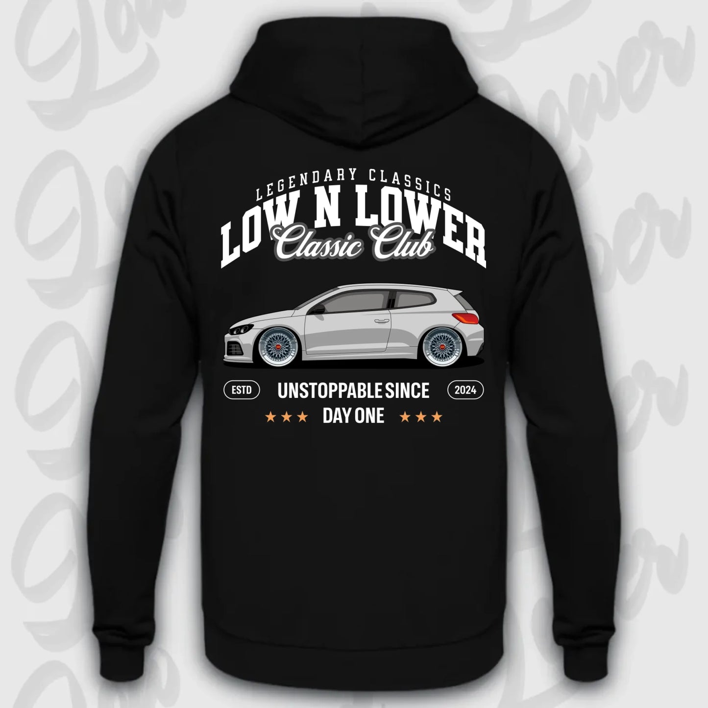 Mockup Stand hoodie teeinblue -      