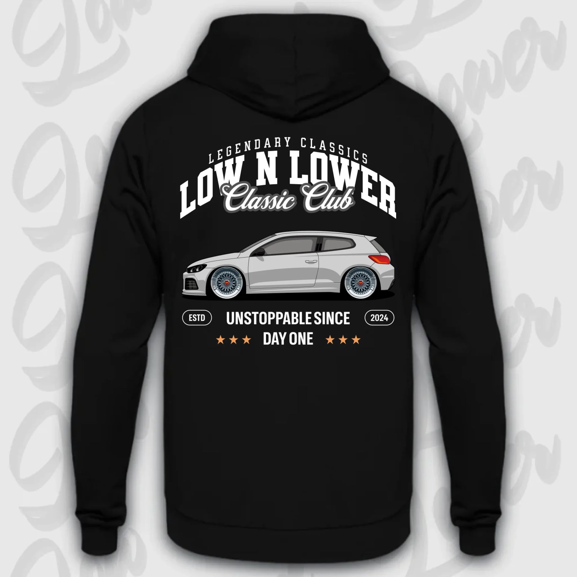 Mockup Stand hoodie teeinblue -      