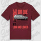T-Shirt Tuning Cars, Personalisiert Rot, VW, BMW, Audi, Mercedes, Autos