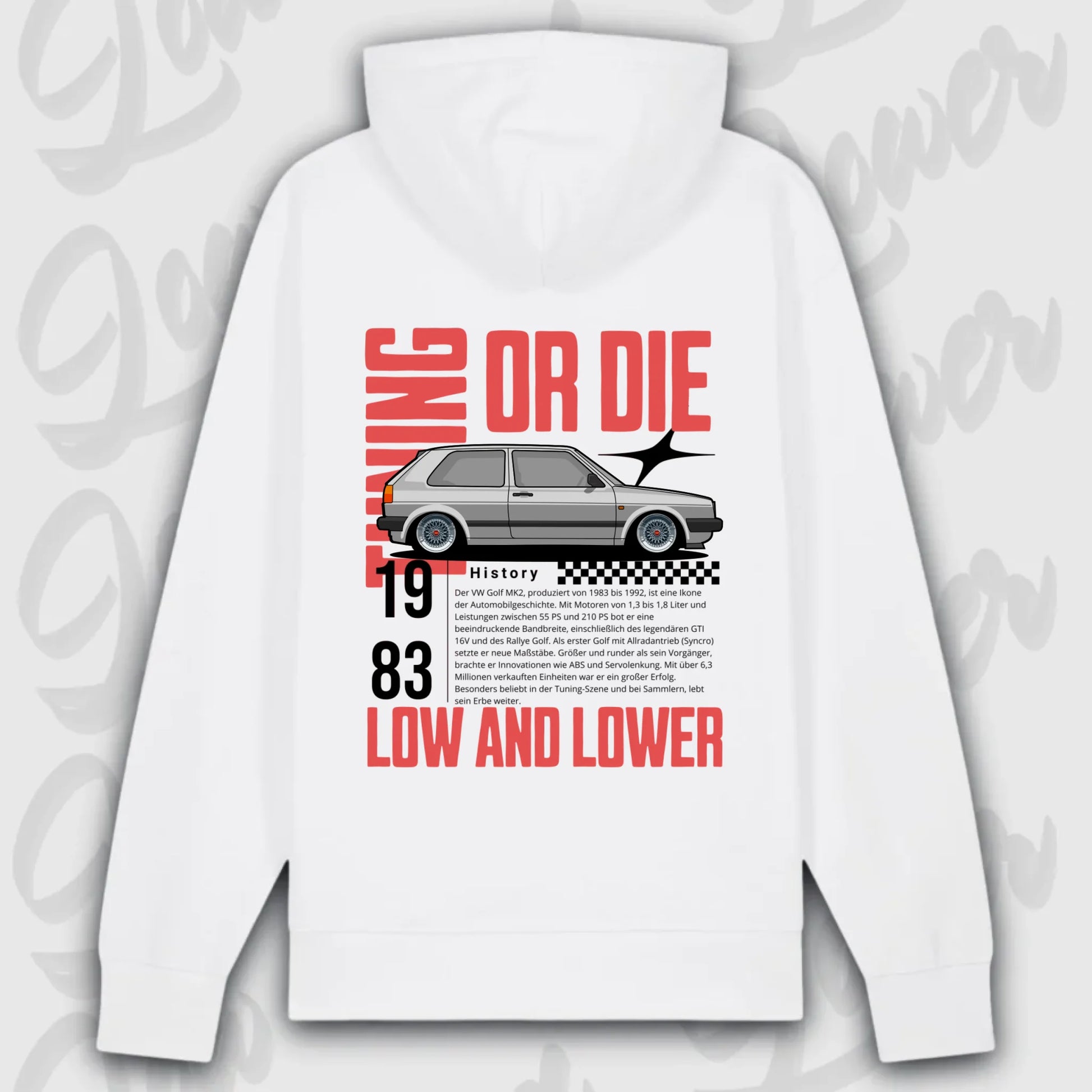 personalisierbarer hoodie Golf 2 mit eigenem design