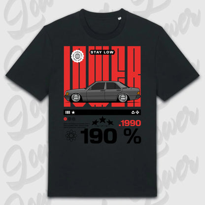 T-Shirt Tuning Cars, Personalisiert Schwarz, VW, BMW, Audi, Mercedes, Autos