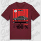 T-Shirt Tuning Cars, Personalisiert Rot, VW, BMW, Audi, Mercedes, Autos