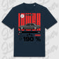 T-Shirt Tuning Cars, Personalisiert Blau, VW, BMW, Audi, Mercedes, Autos