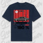 T-Shirt Personalisiert blau, VW, BMW, Mercedes, Audi