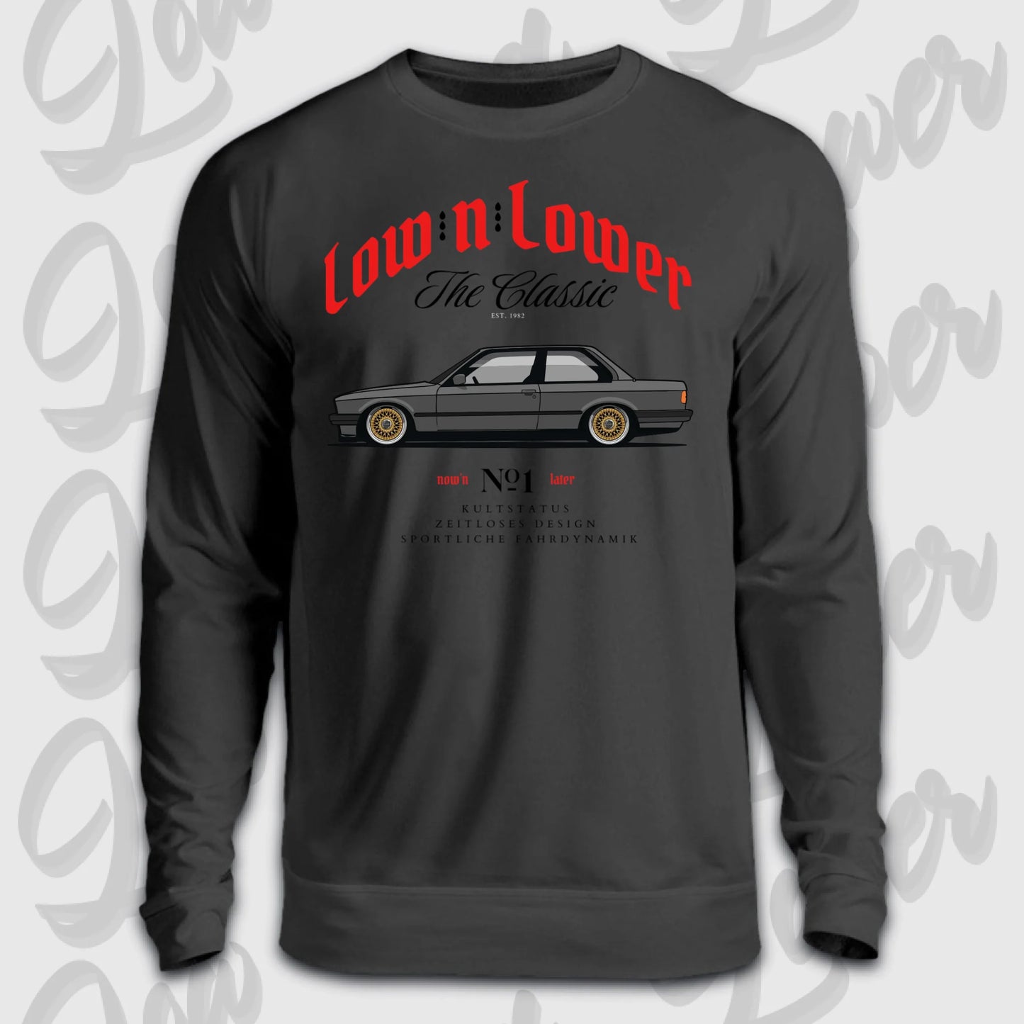 Sweater Front schwarz 