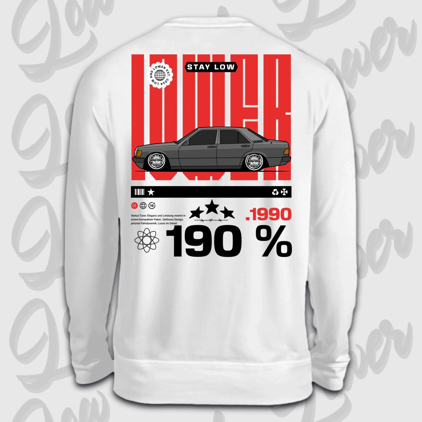 Sweater weiß back 190 E