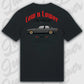 T-Shirt Tuning Cars, Personalisiert Schwarz Rückseite, VW, BMW, Audi, Mercedes, Autos