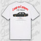 T-Shirt Tuning Cars, Personalisiert weiß Rückseite, VW, B