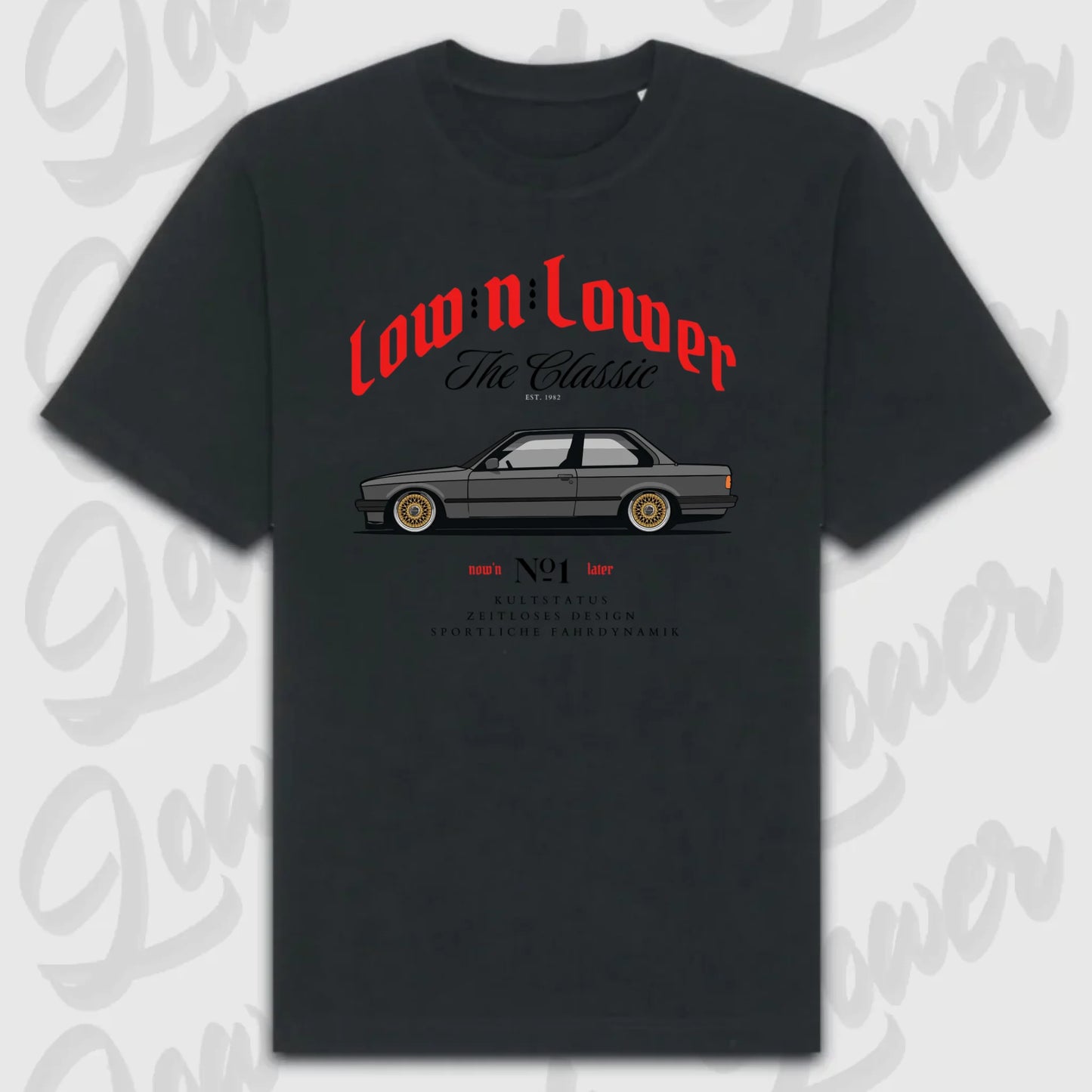 T-Shirt Personalisiert Schwarz, VW, BMW, Mercedes, Audi