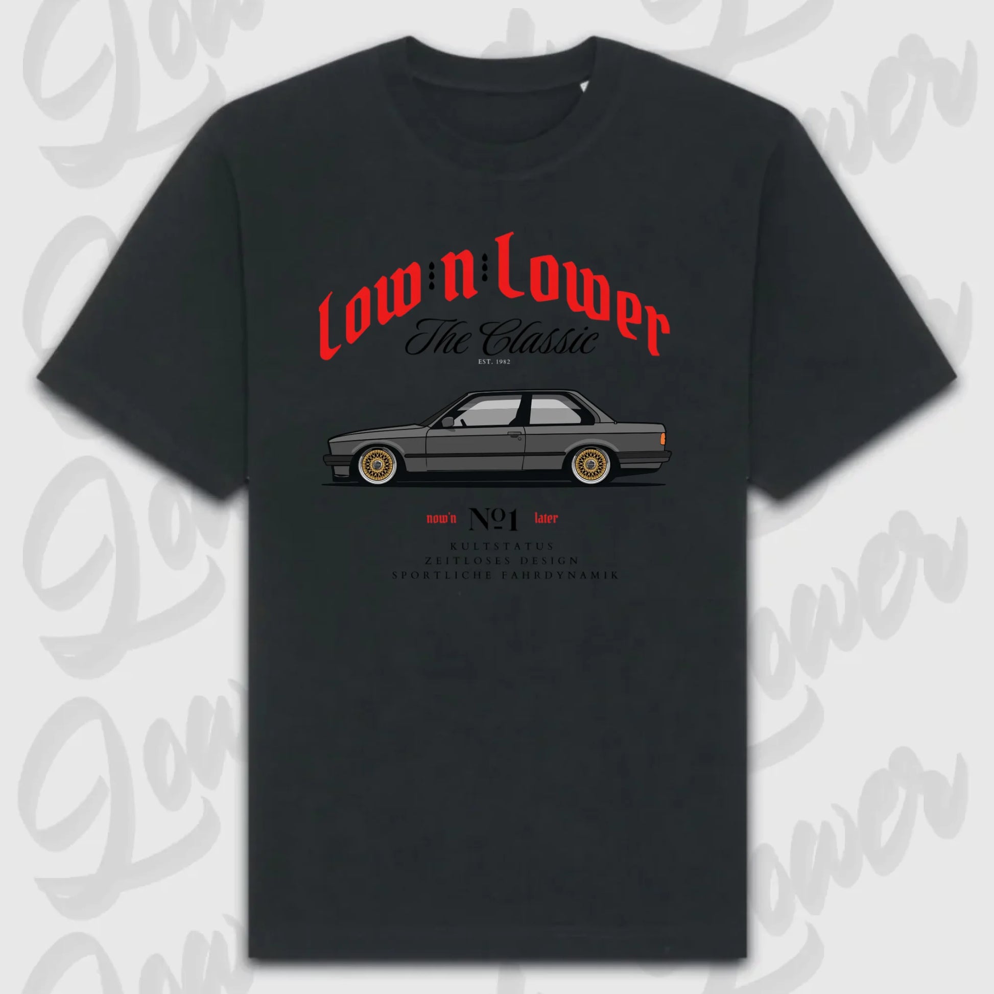 T-Shirt Personalisiert Schwarz, VW, BMW, Mercedes, Audi