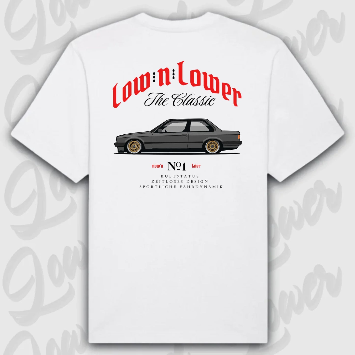 T-Shirt Personalisiert weiß, VW, BMW, Mercedes, Audi