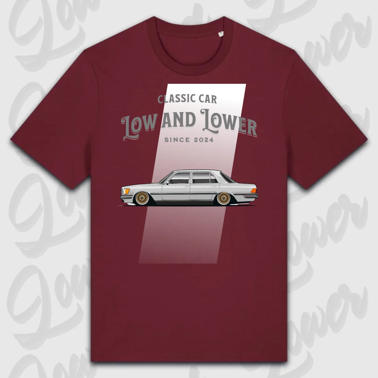 T-Shirt Tuning Cars, Personalisiert Rot, VW, BMW, Audi, Mercedes, Autos