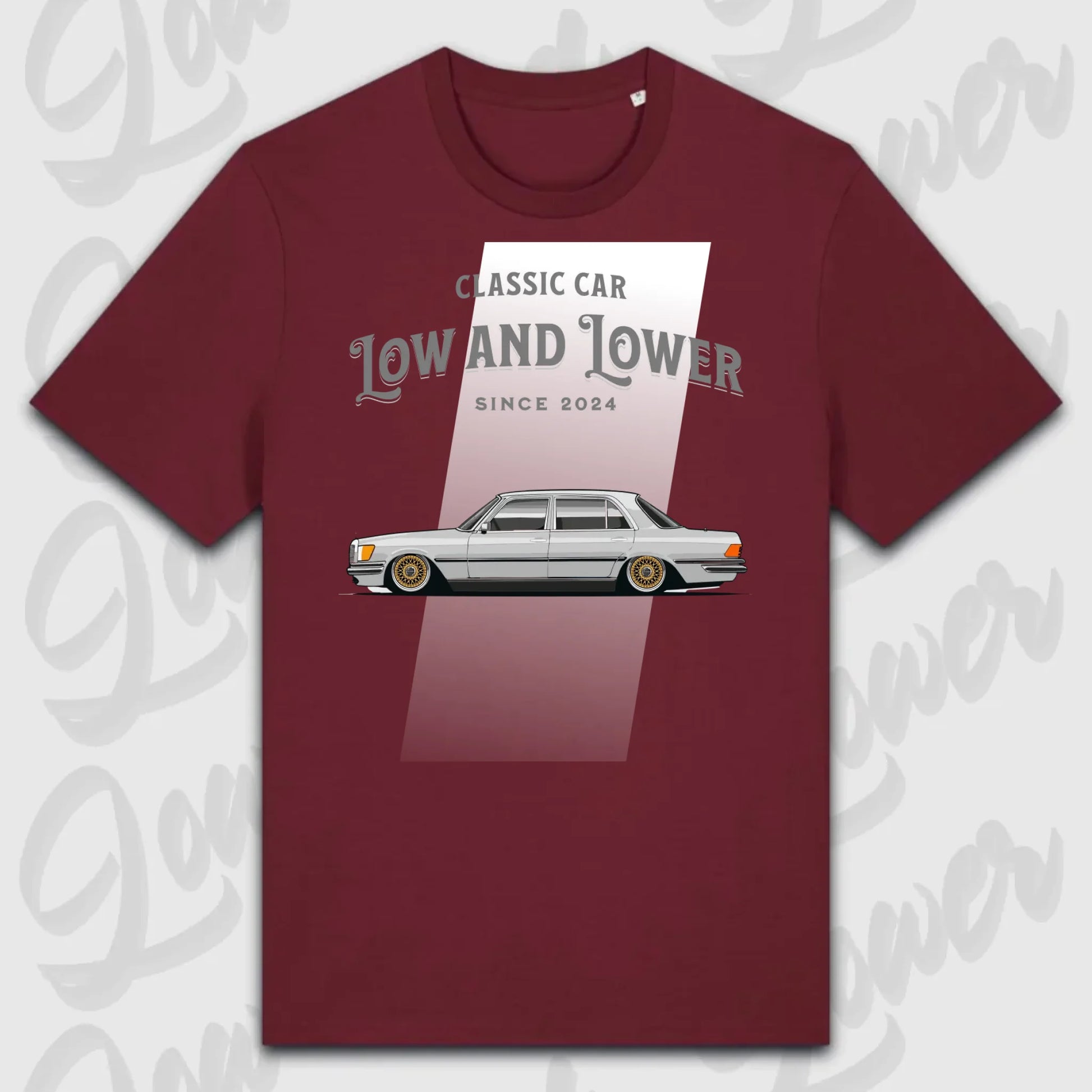 T-Shirt Tuning Cars, Personalisiert Rot, VW, BMW, Audi, Mercedes, Autos