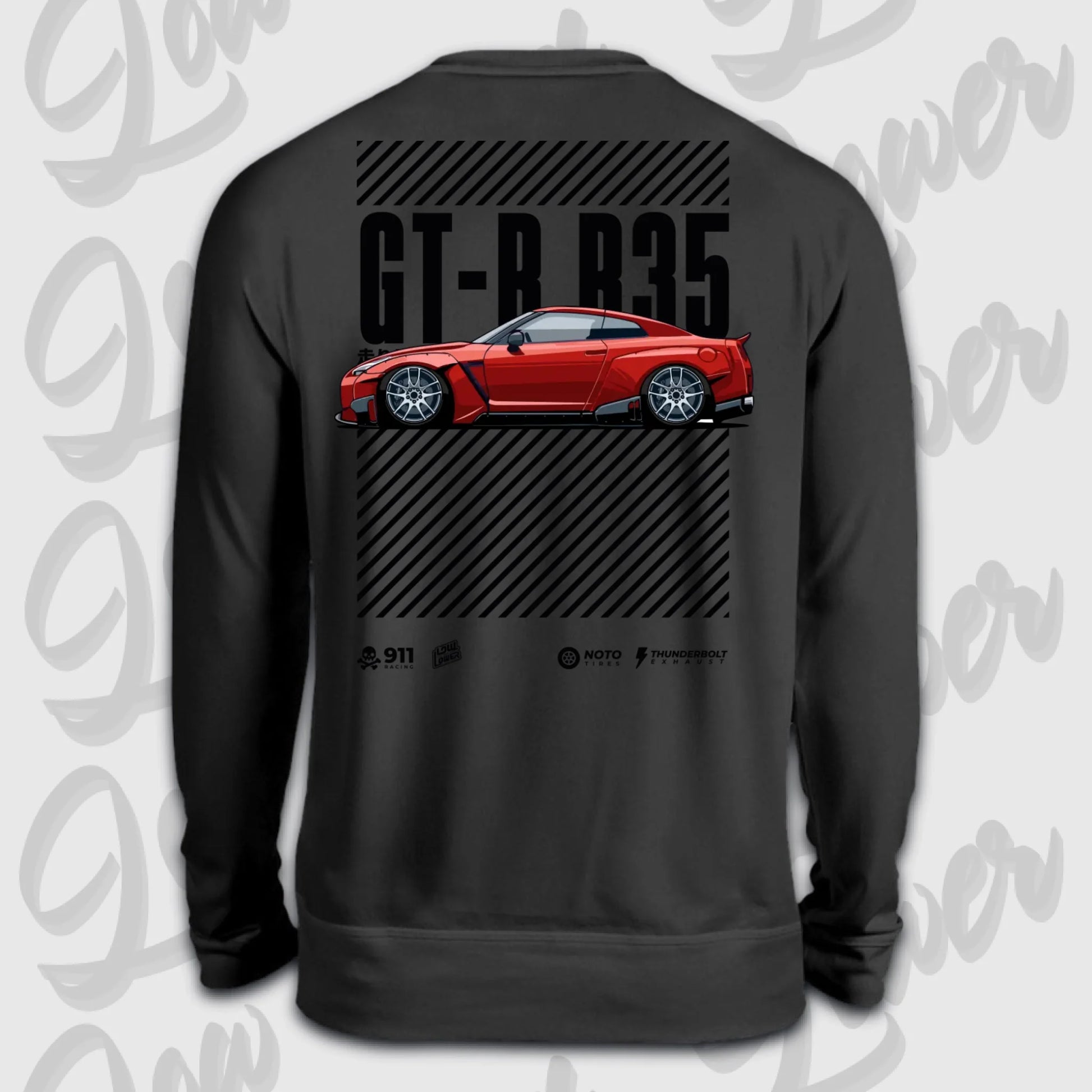 Sweater schwarz back