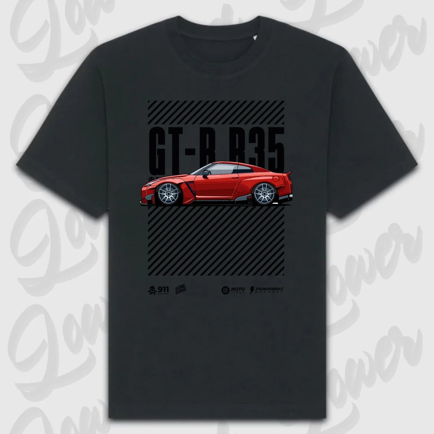T-Shirt Personalisiert Schwarz, VW, BMW, Mercedes, Audi