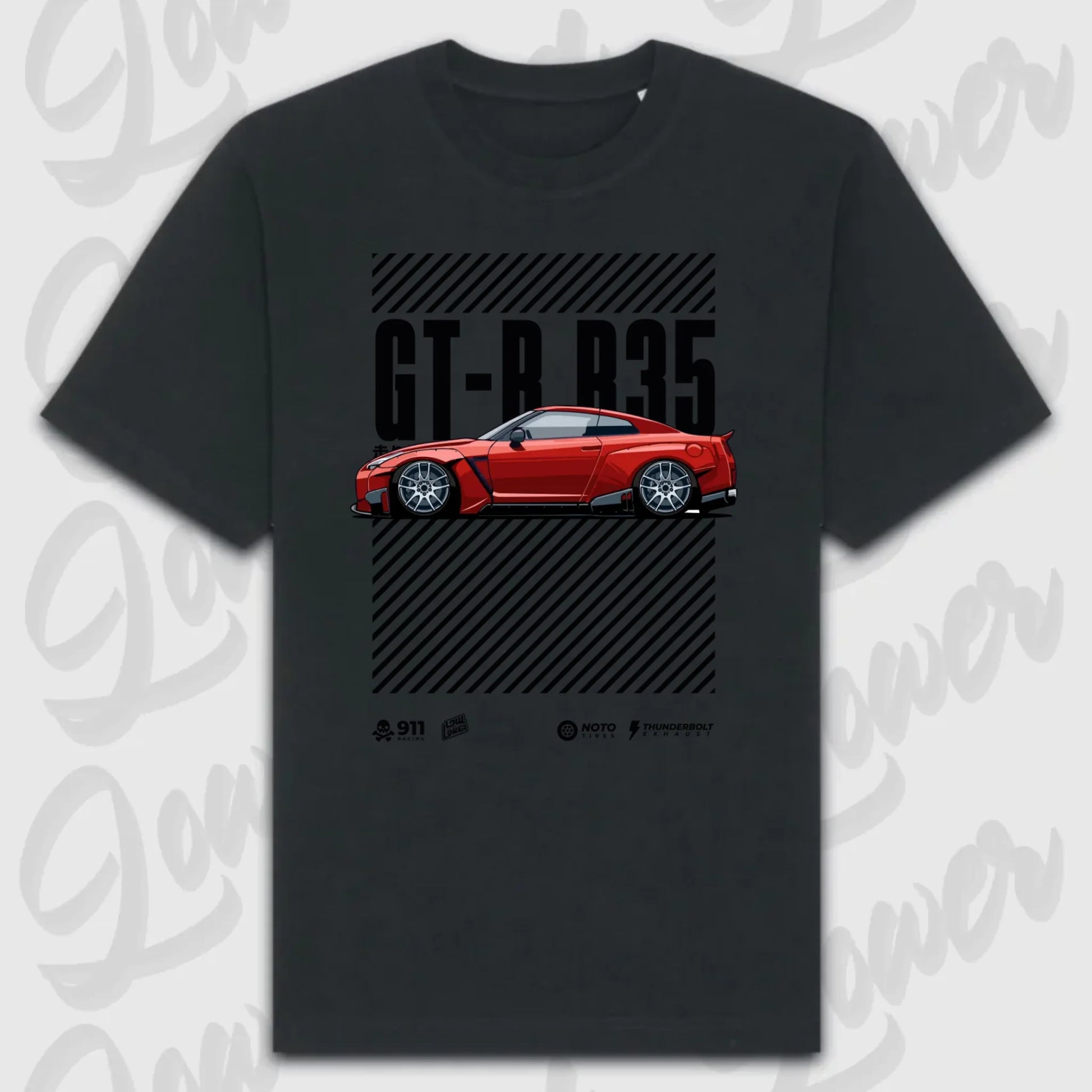T-Shirt Personalisiert Schwarz, VW, BMW, Mercedes, Audi