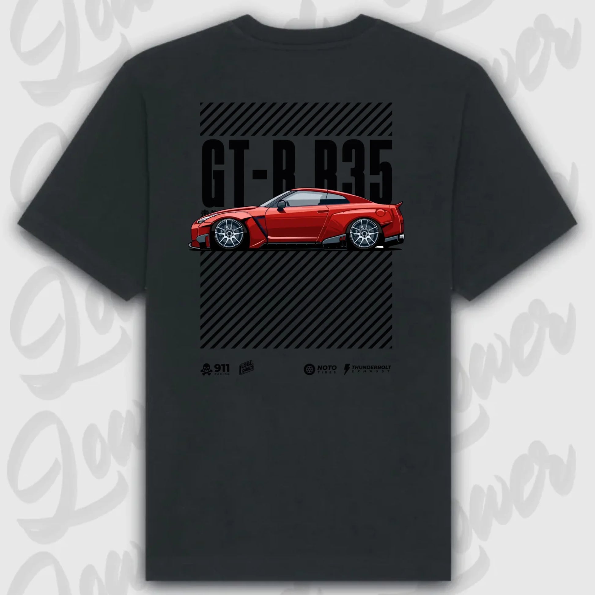 T-Shirt Personalisiert Schwarz, VW, BMW, Mercedes, Audi