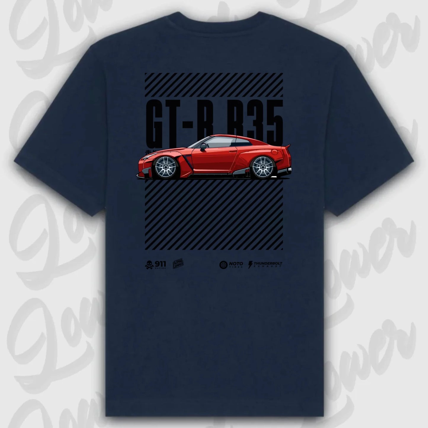 T-Shirt Personalisiert blau, VW, BMW, Mercedes, Audi