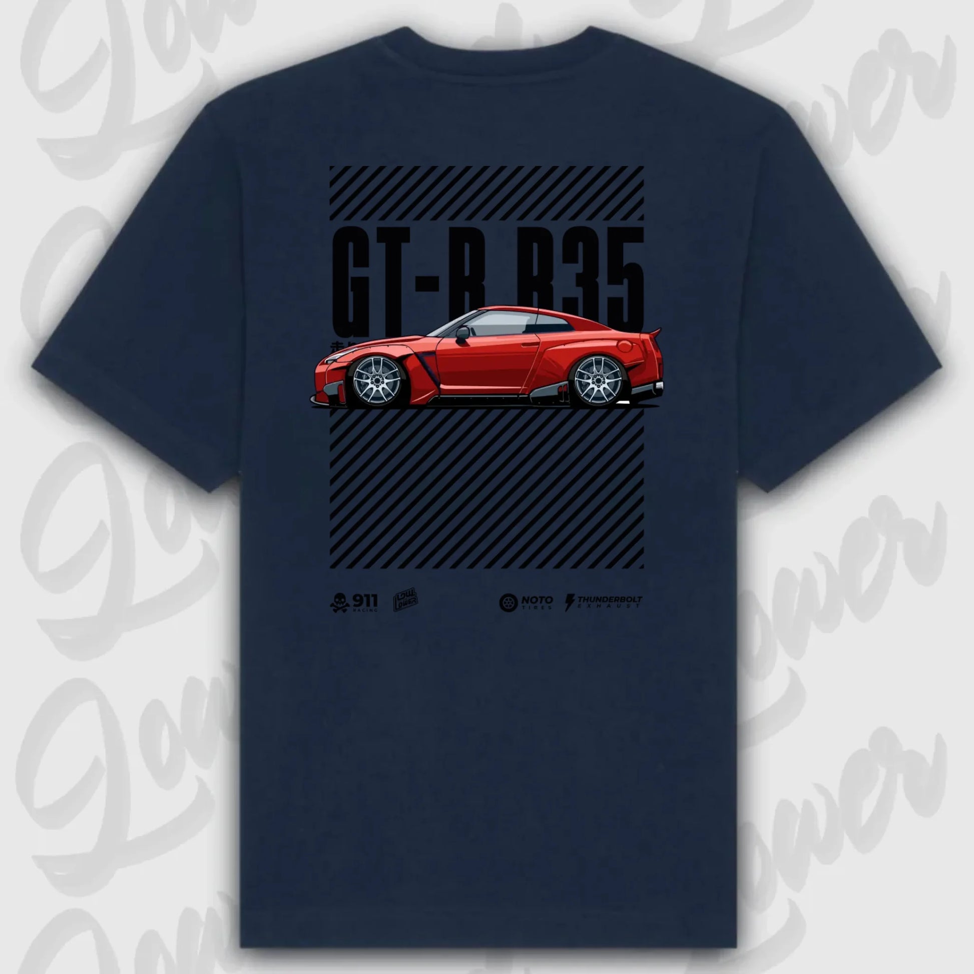 T-Shirt Personalisiert blau, VW, BMW, Mercedes, Audi