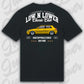 T-Shirt Tuning Cars, Personalisiert Schwarz Rückseite, VW, BMW, Audi, Mercedes, Autos