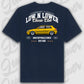 T-Shirt Tuning Cars, Personalisiert Blau Rückseite, VW, B
