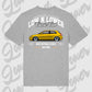 T-Shirt Tuning Cars, Personalisiert grau Rückseite, VW, B