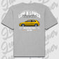 T-Shirt Personalisiert grau, VW, BMW, Mercedes, Audi