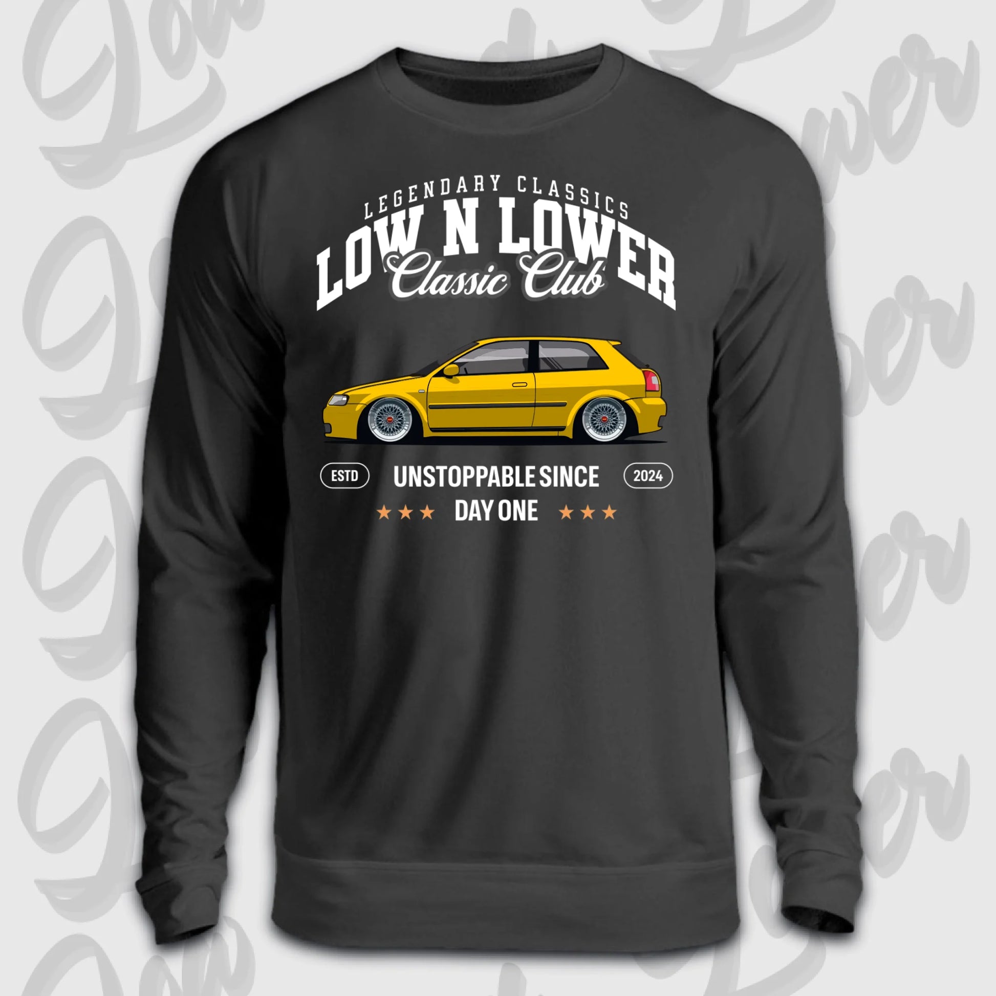 Sweater Front schwarz 