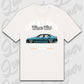 T-Shirt Tuning Cars, Personalisiert Weiß, VW, BMW, Audi, Mercedes, Autos