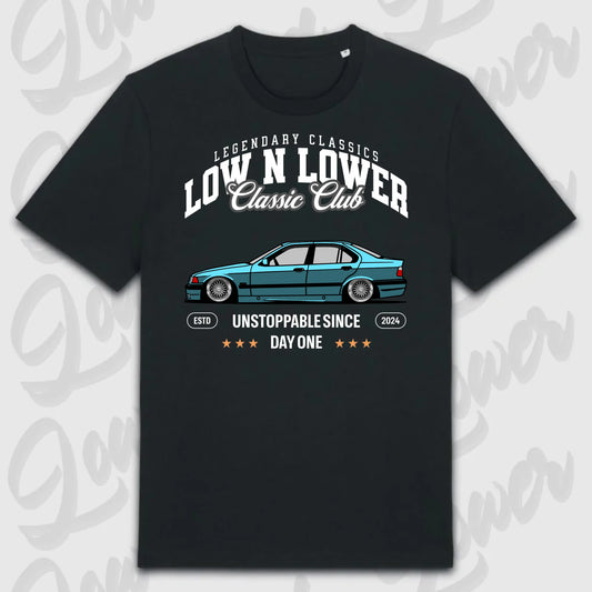 T-Shirt Tuning Cars, Personalisiert Schwarz, VW, BMW, Audi, Mercedes, Autos