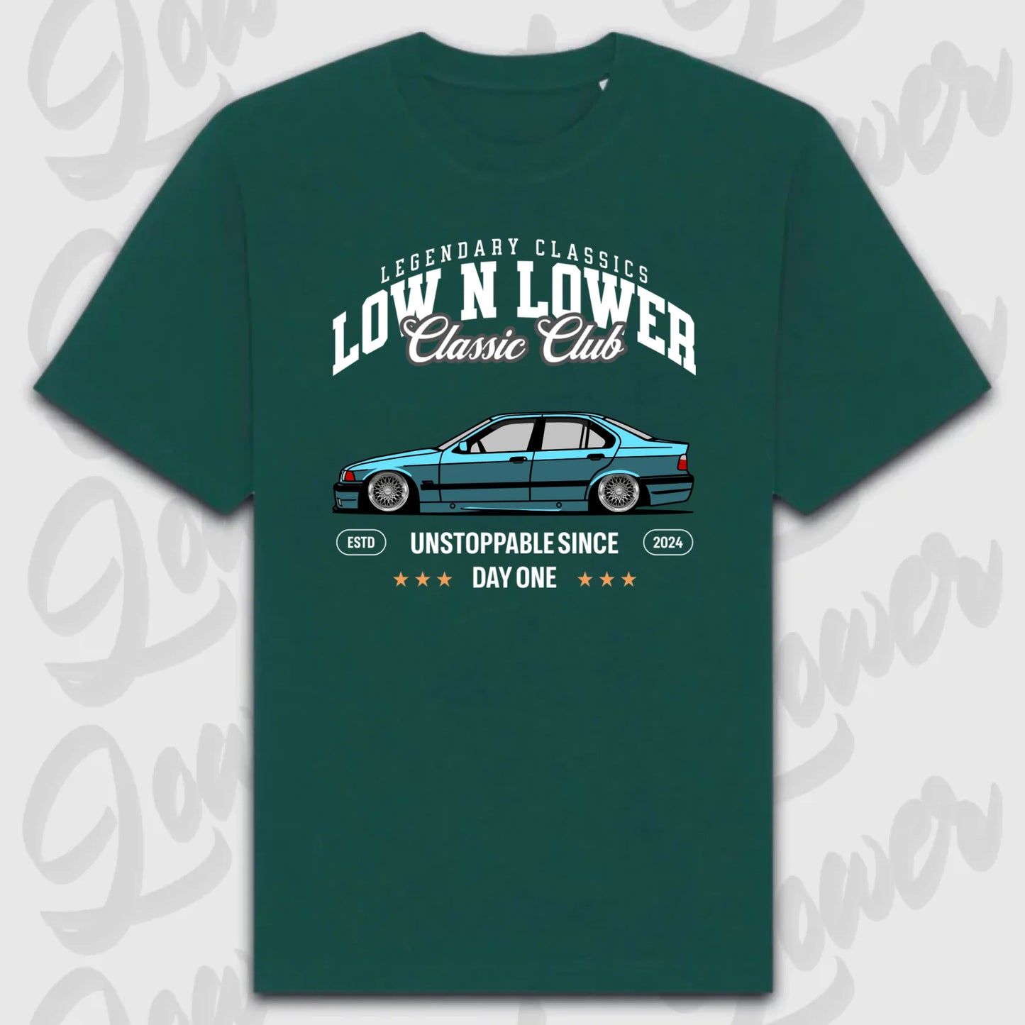 T-Shirt Personalisiert grün, VW, BMW, Mercedes, Audi