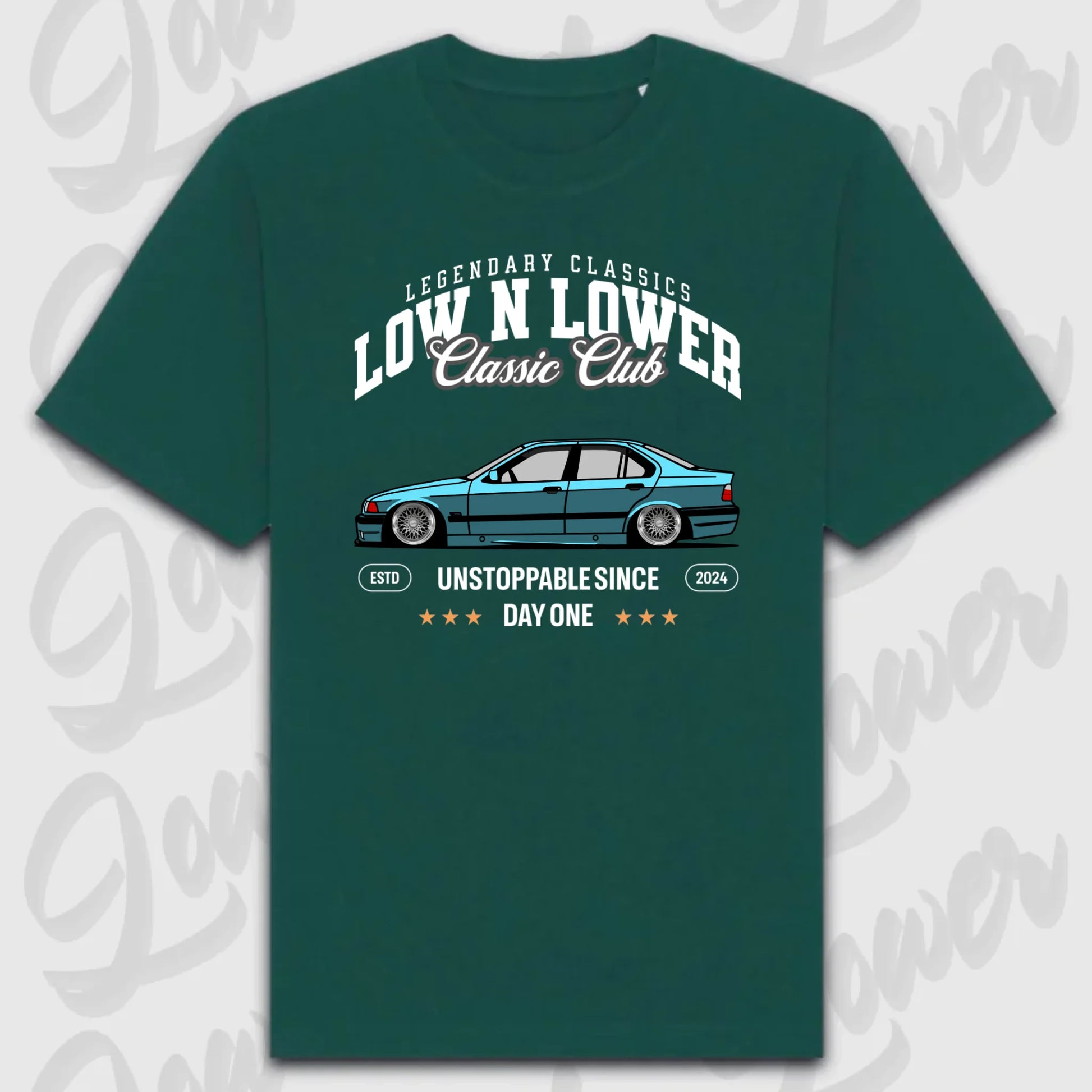 T-Shirt Personalisiert grün, VW, BMW, Mercedes, Audi