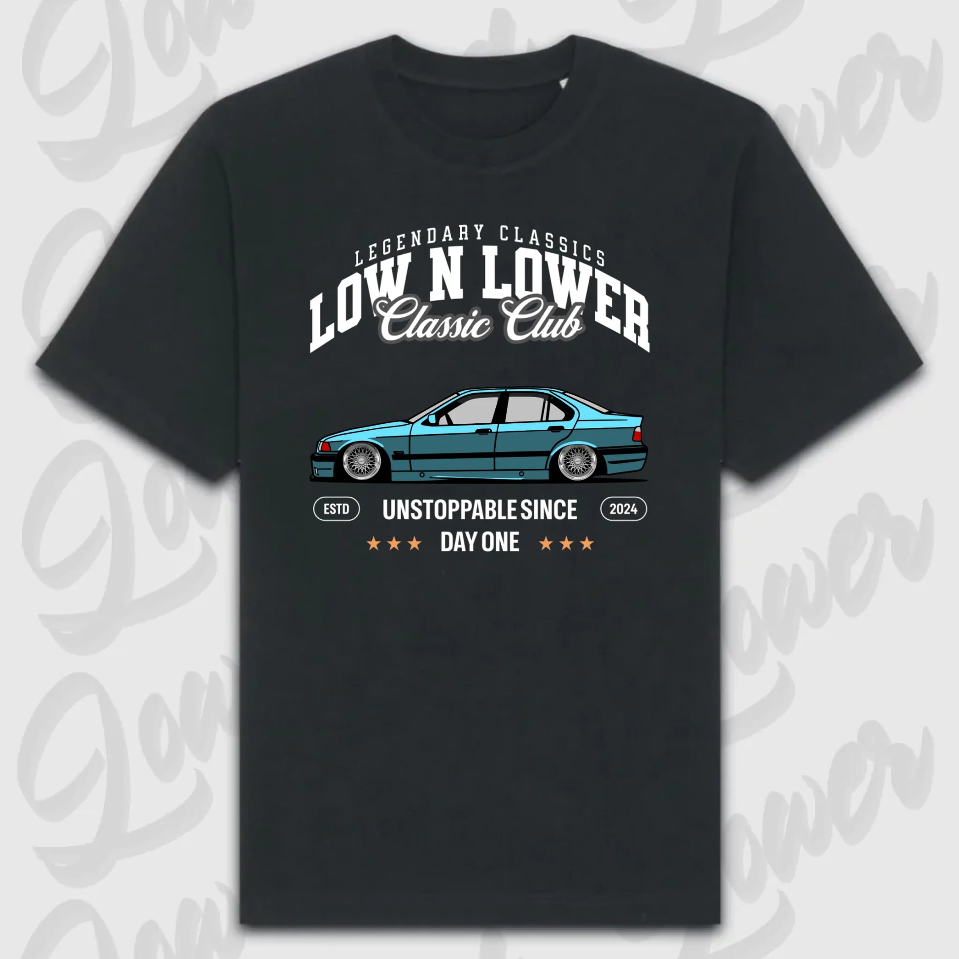T-Shirt Personalisiert Schwarz, VW, BMW, Mercedes, Audi
