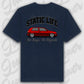 T-Shirt Personalisiert blau, VW, BMW, Mercedes, Audi