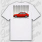 T-Shirt Tuning Cars, Personalisiert weiß Rückseite, VW, B