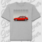 T-Shirt Personalisiert grau, VW, BMW, Mercedes, Audi