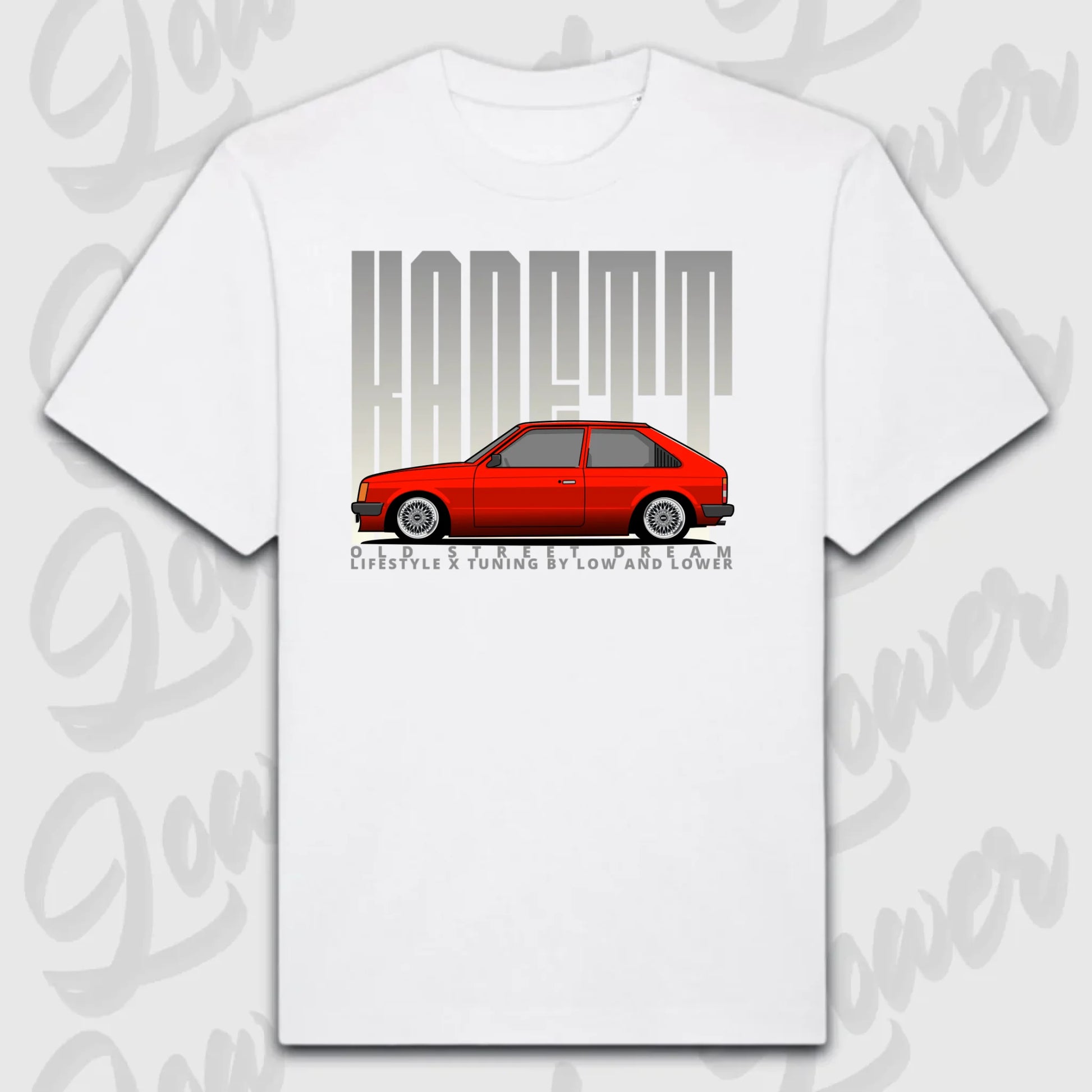 T-Shirt Personalisiert weiß, VW, BMW, Mercedes, Audi
