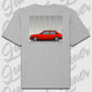 T-Shirt Personalisiert grau, VW, BMW, Mercedes, Audi
