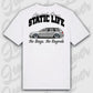 T-Shirt Tuning Cars, Personalisiert weiß Rückseite, VW, B