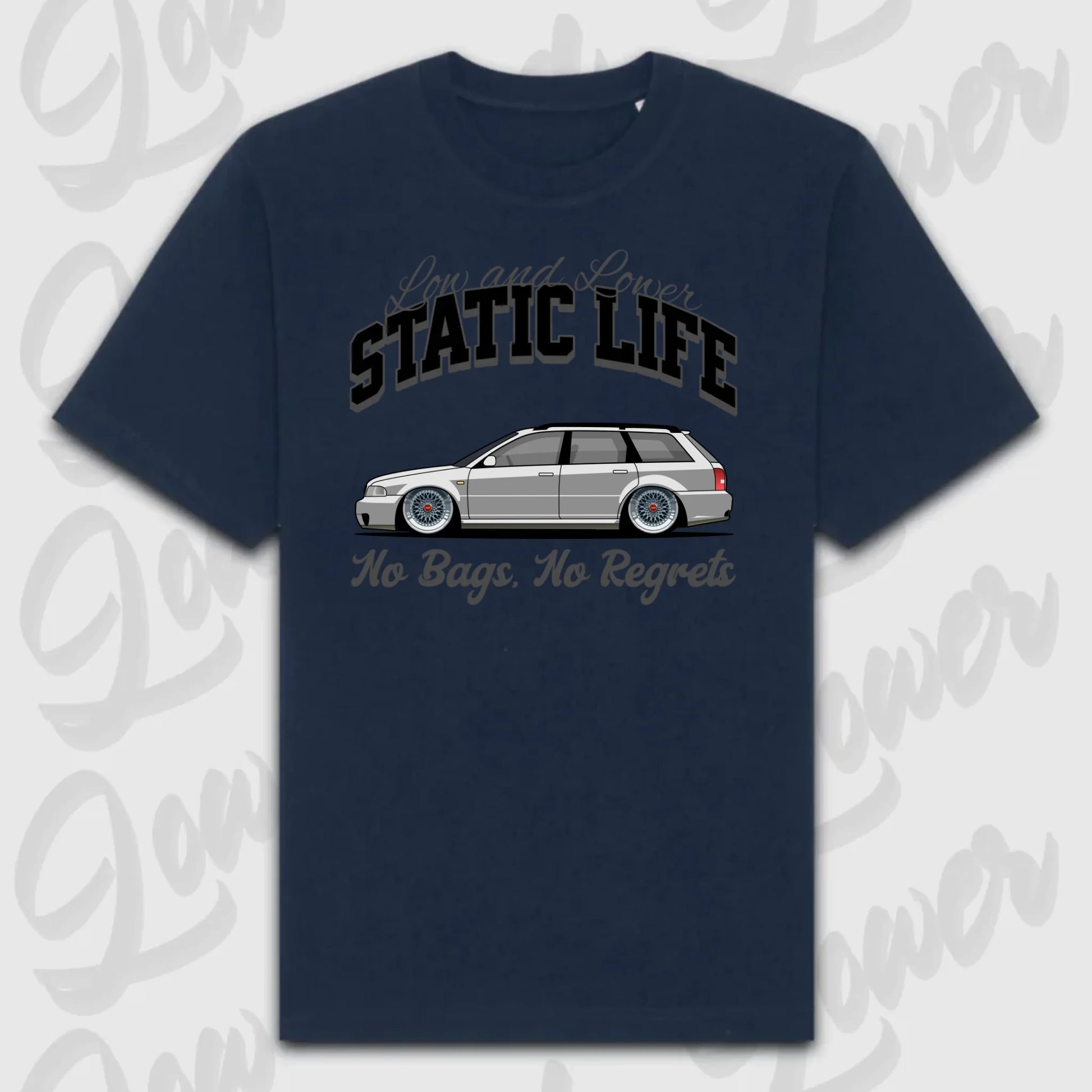 T-Shirt Personalisiert blau, VW, BMW, Mercedes, Audi