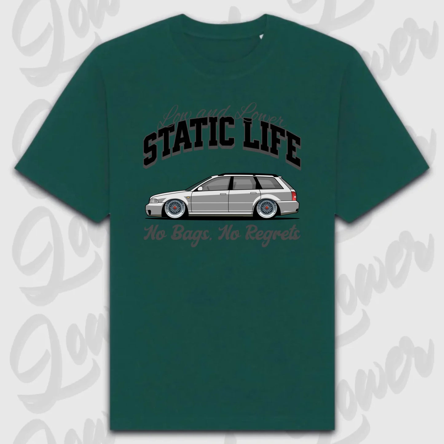 T-Shirt Personalisiert grün, VW, BMW, Mercedes, Audi