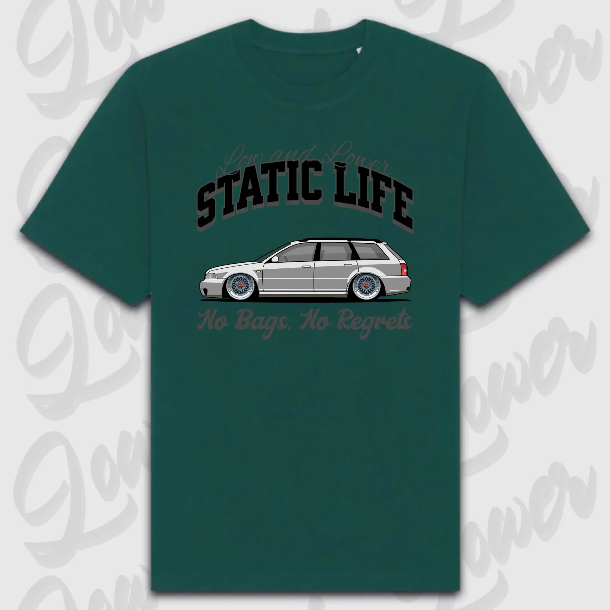 T-Shirt Personalisiert grün, VW, BMW, Mercedes, Audi