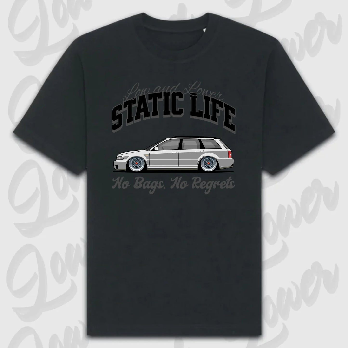 T-Shirt Personalisiert Schwarz, VW, BMW, Mercedes, Audi