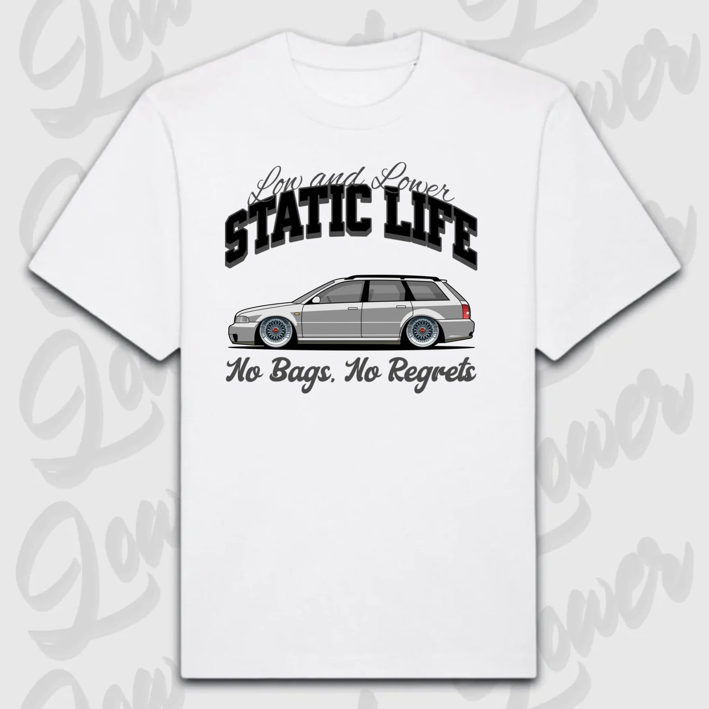 T-Shirt Personalisiert weiß, VW, BMW, Mercedes, Audi