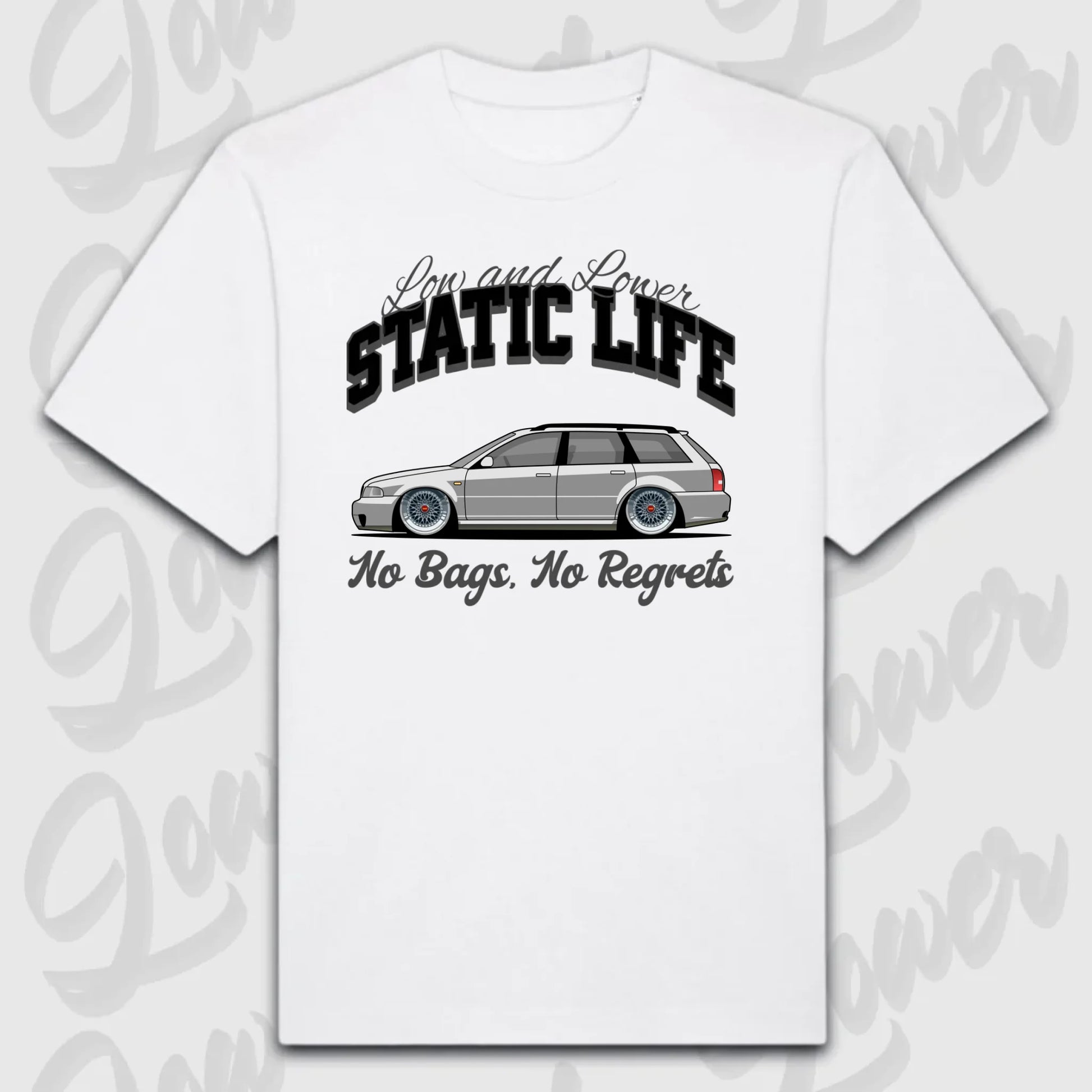 T-Shirt Personalisiert weiß, VW, BMW, Mercedes, Audi