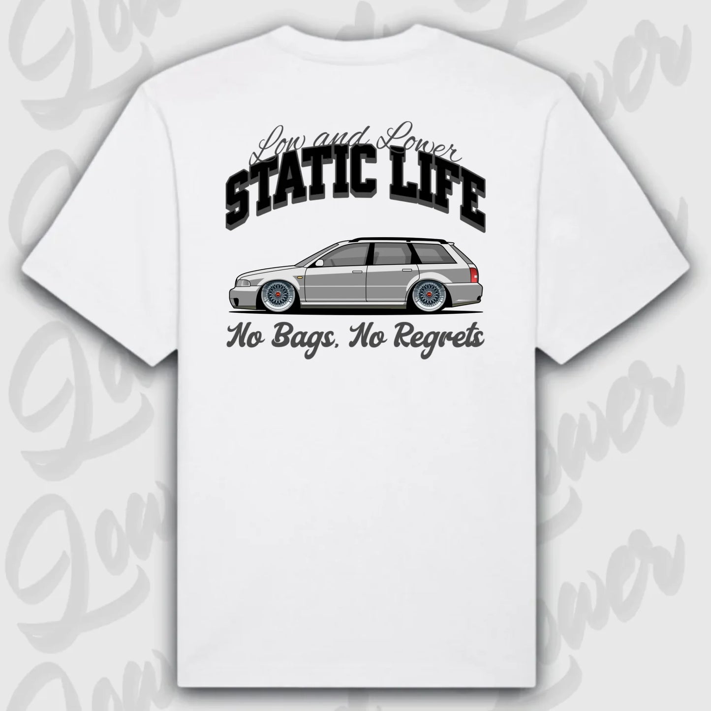 T-Shirt Personalisiert weiß, VW, BMW, Mercedes, Audi