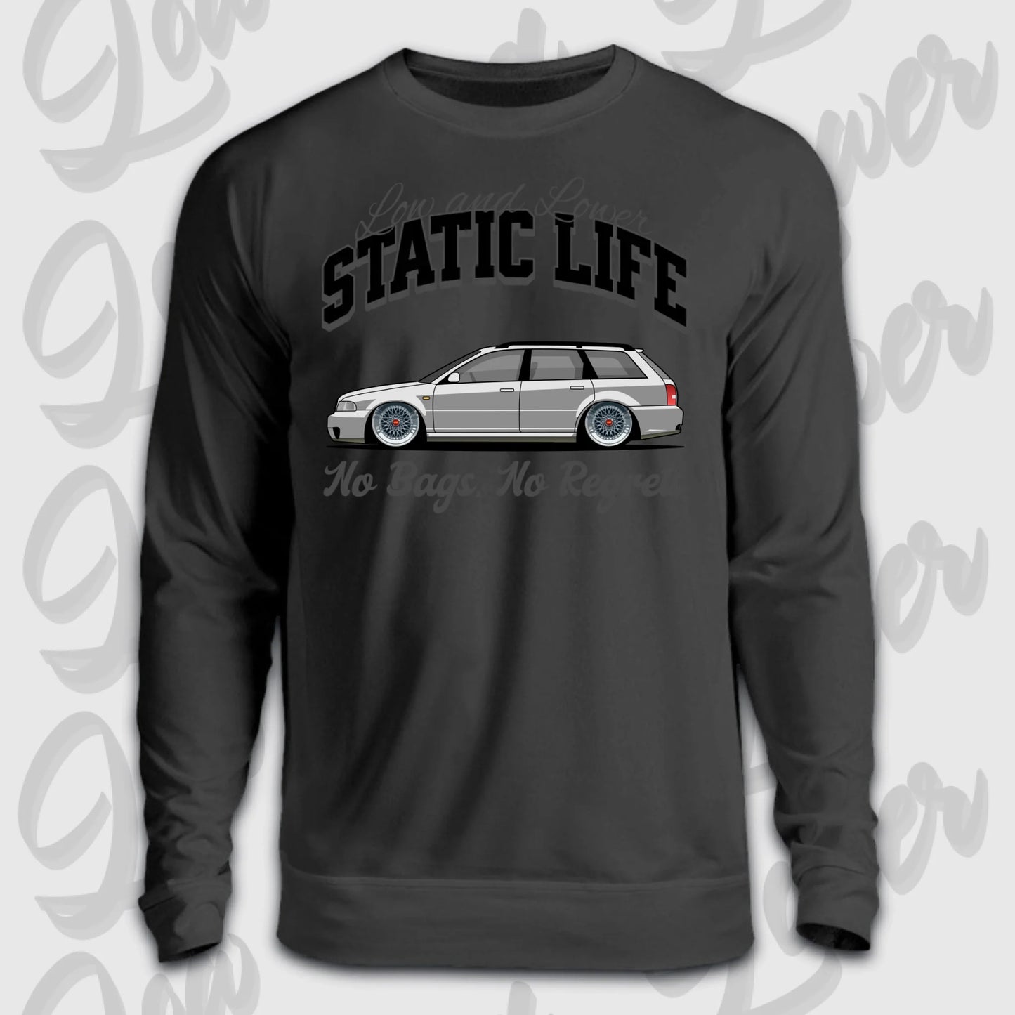 Sweater Front schwarz 