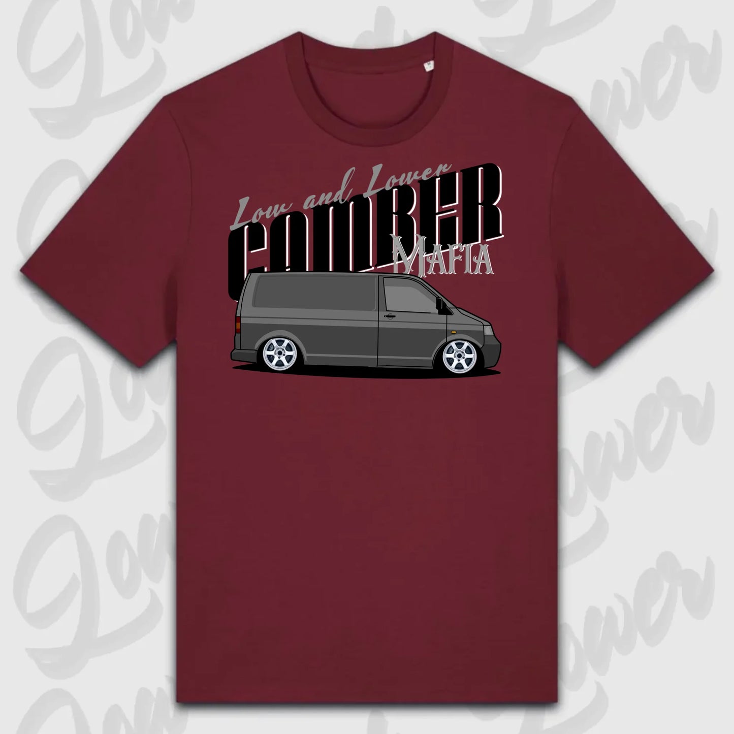 T-Shirt Tuning Cars, Personalisiert Rot, VW, BMW, Audi, Mercedes, Autos