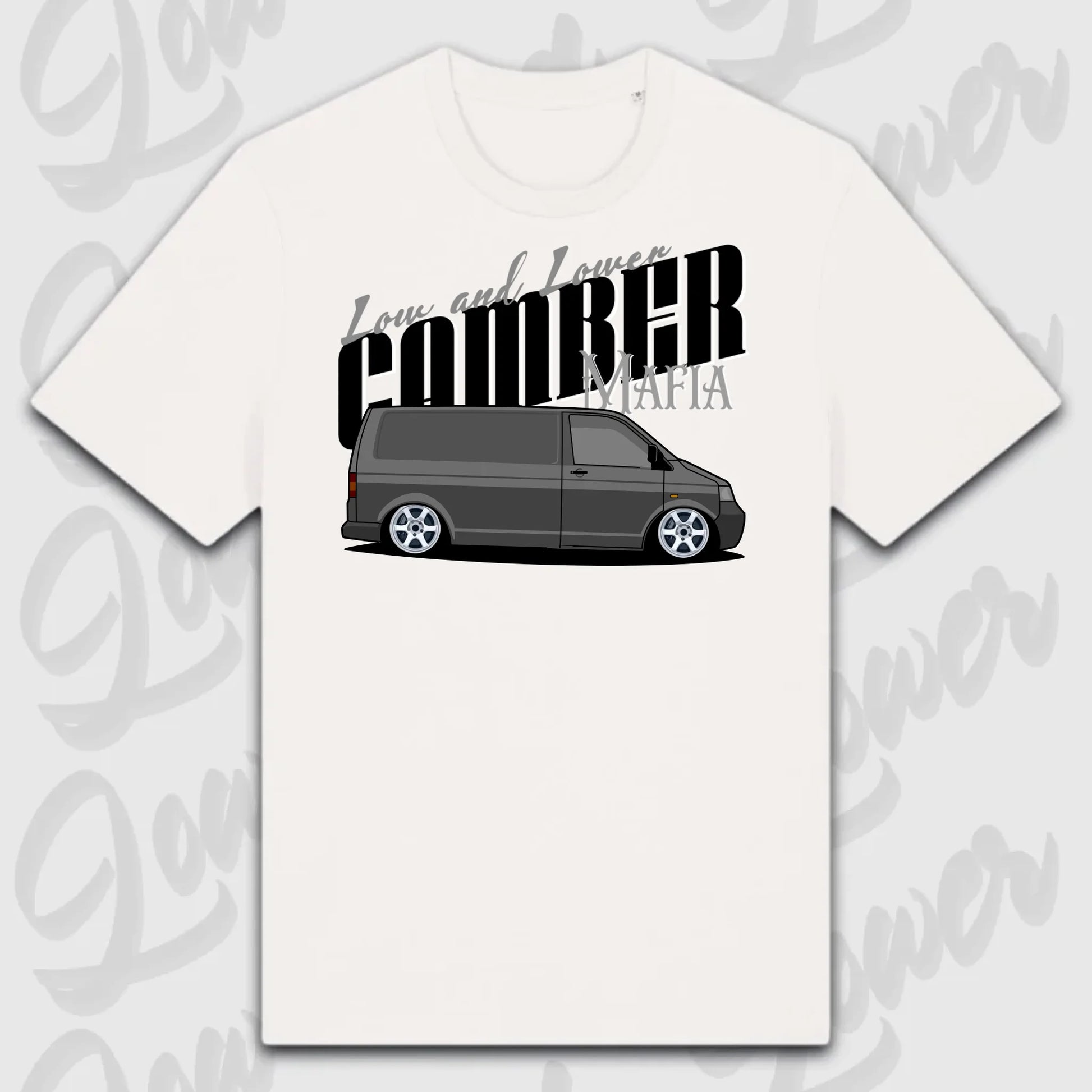 T-Shirt Tuning Cars, Personalisiert Weiß, VW, BMW, Audi, Mercedes, Autos